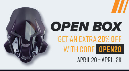 Take an extra 20% off open box returns. Through April 26th. Use Code: OPEN20